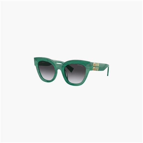 Gläser Mit Farbverlauf In Grau Miu Glimpse Sonnenbrille 